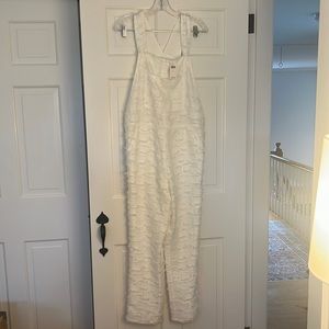 White Jumpsuit/ Overalls! NWT.